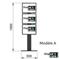 Totem Hybride lumineux Modèle A